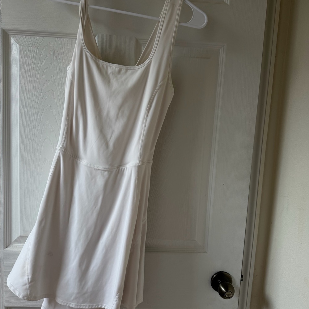 HALARA White Backless Women's Dress